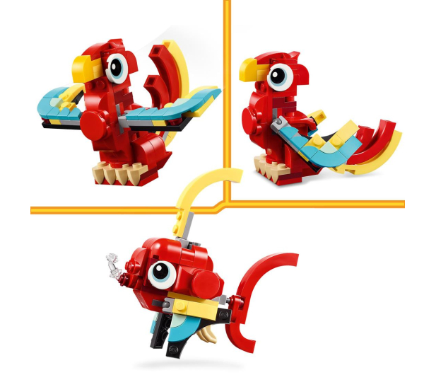 LEGO Creator 31145 Czerwony smok - 1202673 - zdjęcie 5